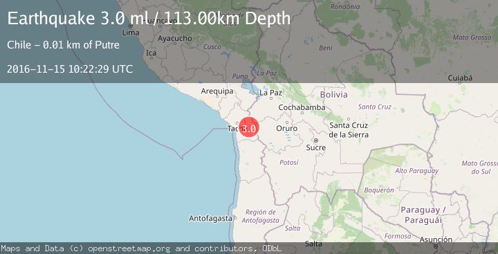 Map of TARAPACA, CHILE