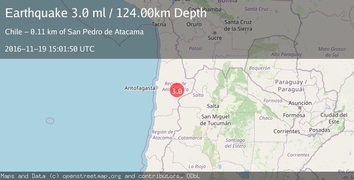 Map of ANTOFAGASTA, CHILE