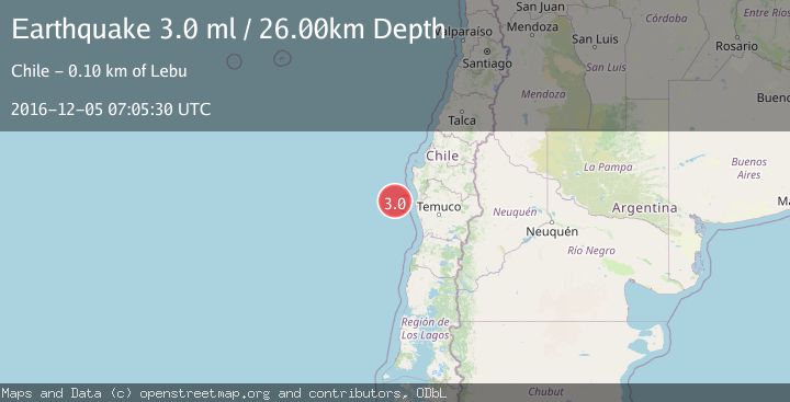 Map of OFFSHORE BIO-BIO, CHILE