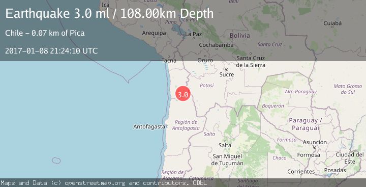 Map of TARAPACA, CHILE