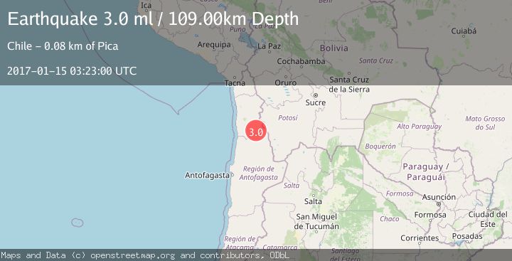 Map of TARAPACA, CHILE