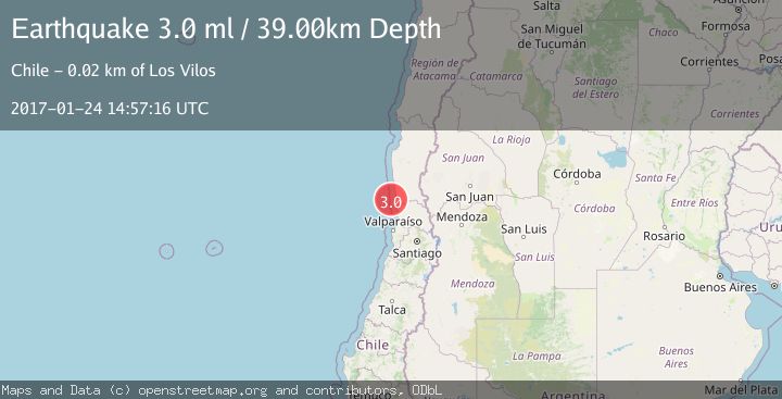 Map of OFFSHORE COQUIMBO, CHILE