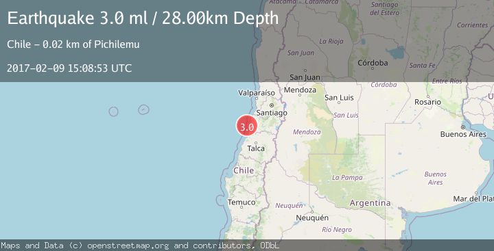 Map of OFFSHORE O'HIGGINS, CHILE