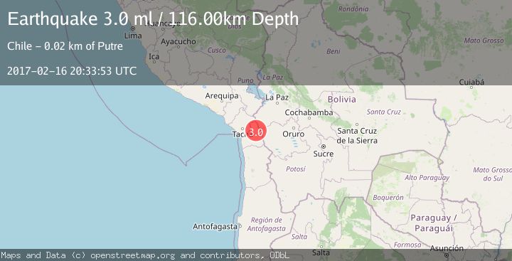 Map of TARAPACA, CHILE