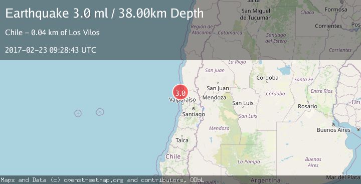 Map of OFFSHORE VALPARAISO, CHILE