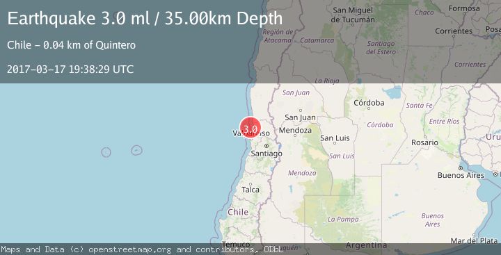 Map of OFFSHORE VALPARAISO, CHILE