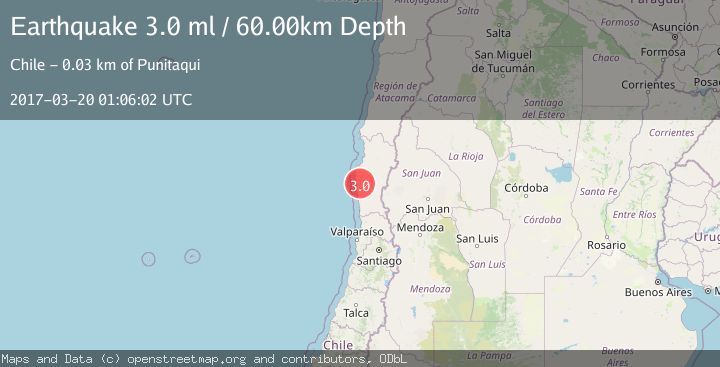 Map of COQUIMBO, CHILE