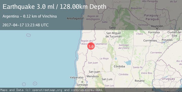 Map of LA RIOJA, ARGENTINA