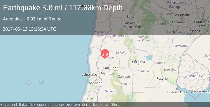 Map of SAN JUAN, ARGENTINA