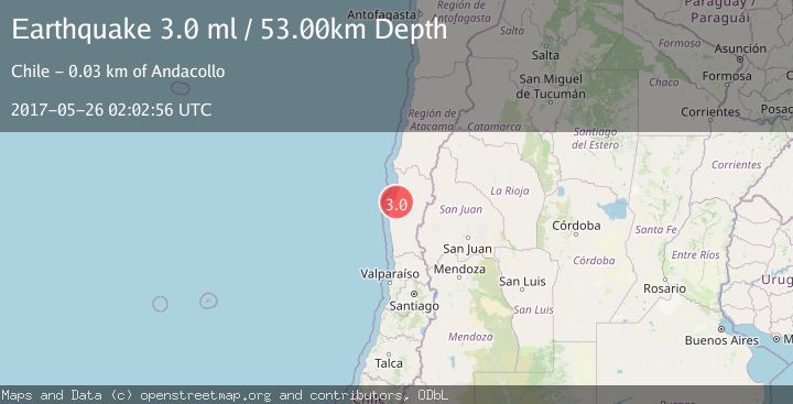 Map of COQUIMBO, CHILE