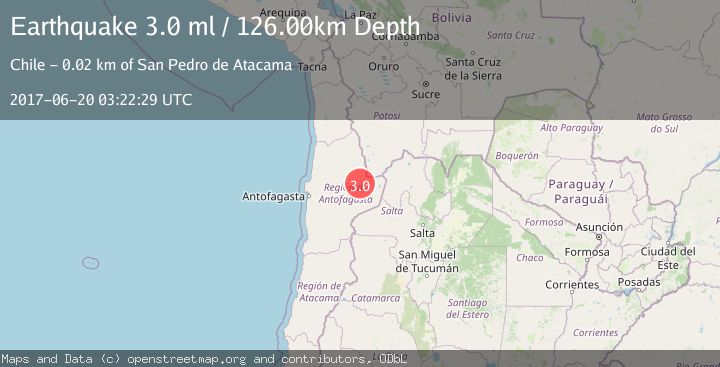 Map of ANTOFAGASTA, CHILE
