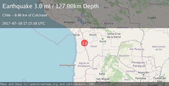 Map of TARAPACA, CHILE