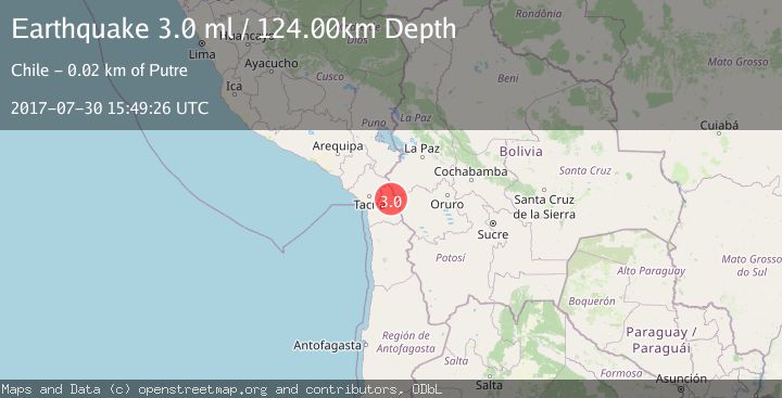 Map of TARAPACA, CHILE