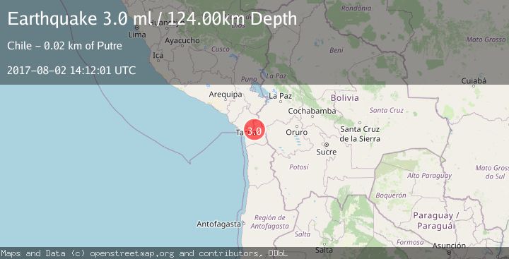 Map of TARAPACA, CHILE