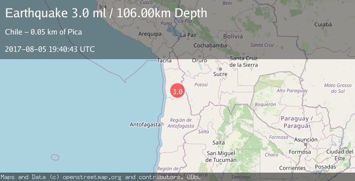 Map of TARAPACA, CHILE