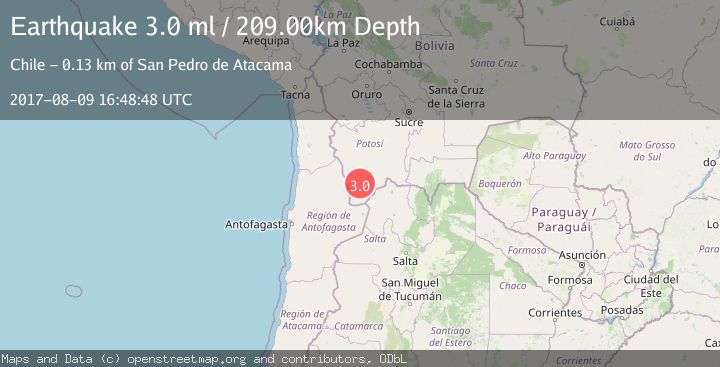 Map of POTOSI, BOLIVIA