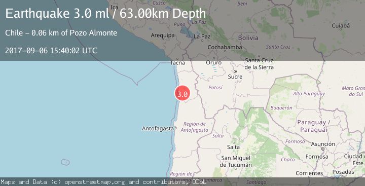 Map of TARAPACA, CHILE