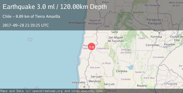 Map of ATACAMA, CHILE