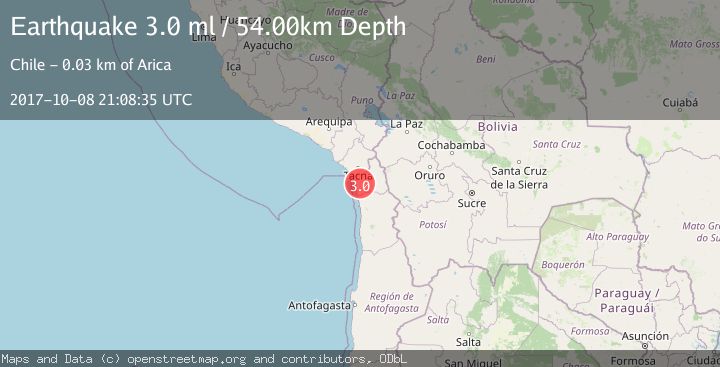 Map of TARAPACA, CHILE