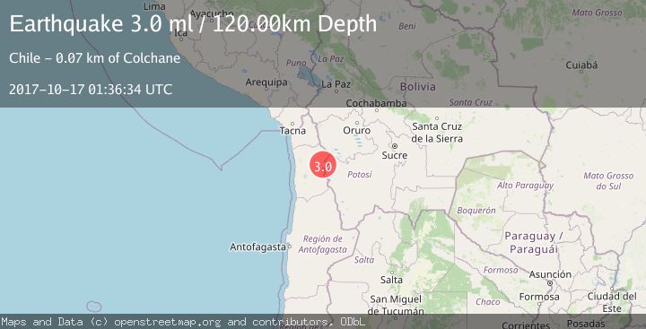 Map of TARAPACA, CHILE