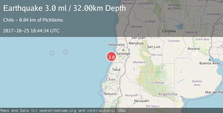 Map of OFFSHORE O'HIGGINS, CHILE