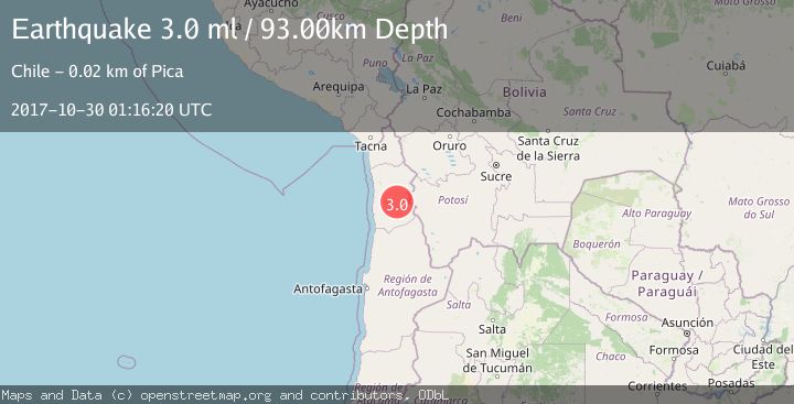 Map of TARAPACA, CHILE