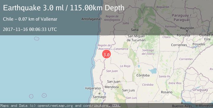 Map of ATACAMA, CHILE