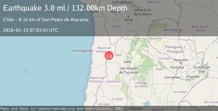 Map of ANTOFAGASTA, CHILE