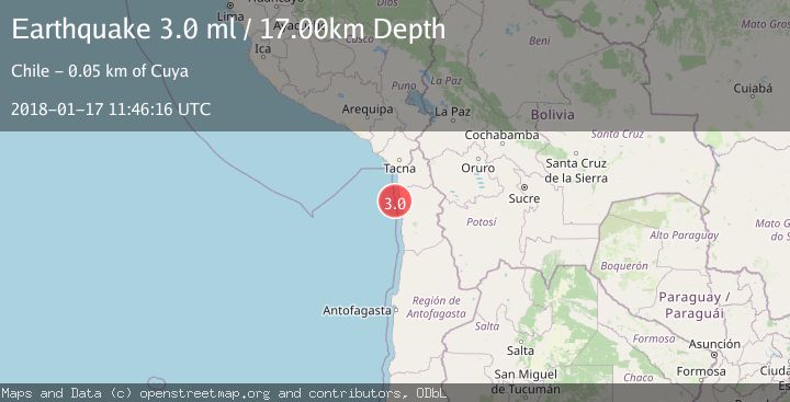 Map of OFFSHORE TARAPACA, CHILE