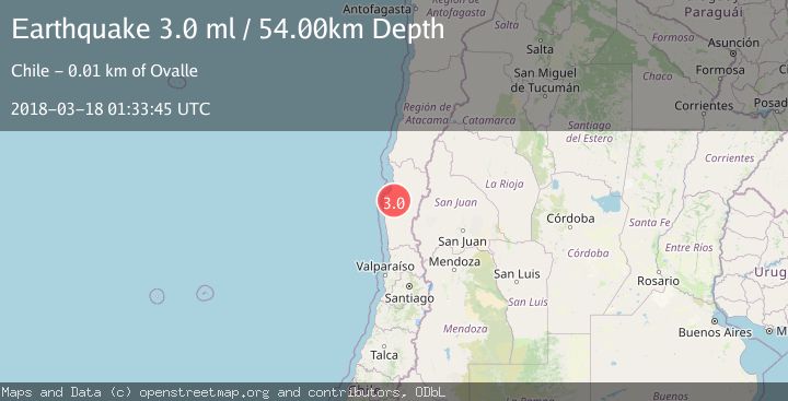 Map of COQUIMBO, CHILE