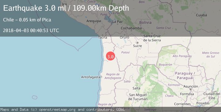 Map of TARAPACA, CHILE