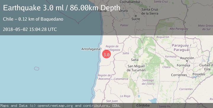 Map of ANTOFAGASTA, CHILE