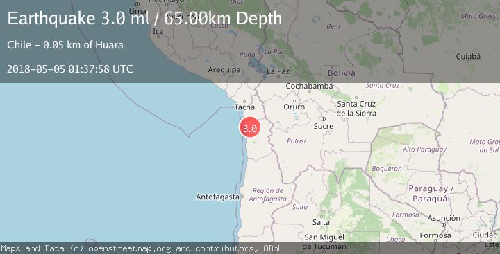 Map of TARAPACA, CHILE