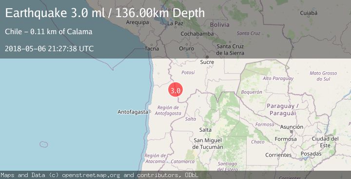 Map of ANTOFAGASTA, CHILE