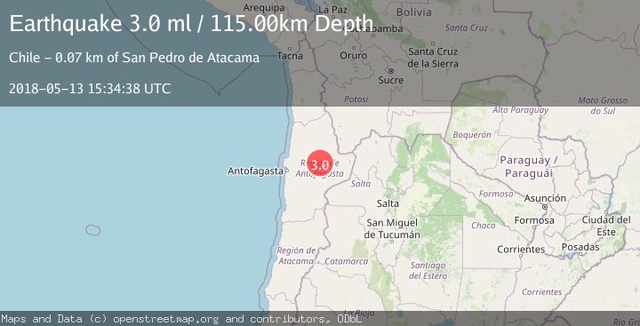 Map of ANTOFAGASTA, CHILE