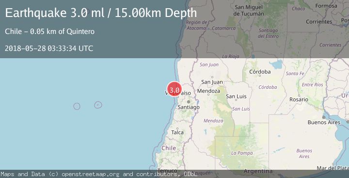 Map of OFFSHORE VALPARAISO, CHILE