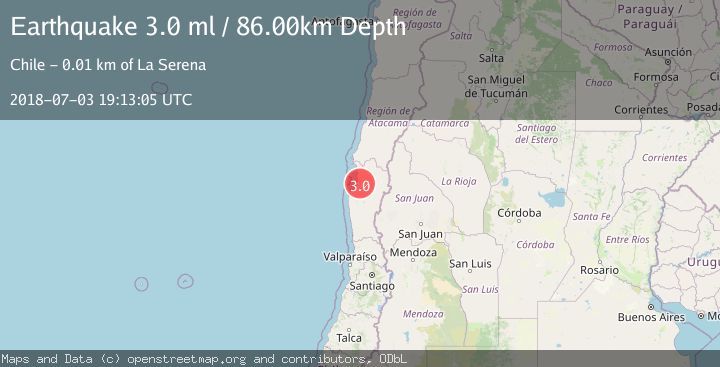 Map of COQUIMBO, CHILE
