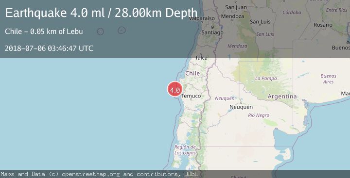 Map of OFFSHORE BIO-BIO, CHILE