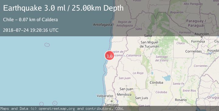 Map of ATACAMA, CHILE