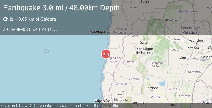 Map of OFFSHORE ATACAMA, CHILE