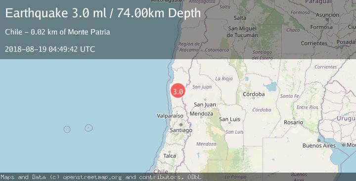 Map of COQUIMBO, CHILE
