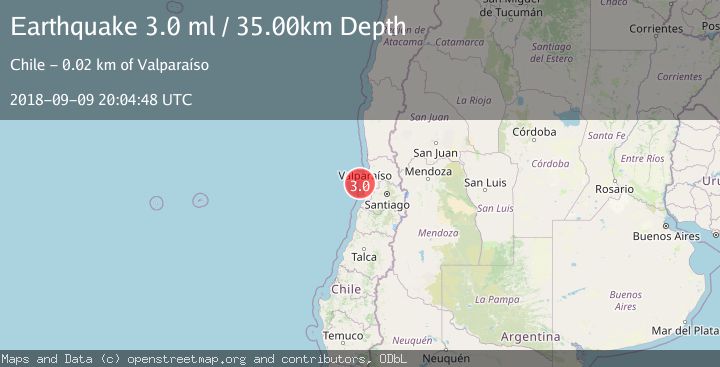 Map of OFFSHORE VALPARAISO, CHILE