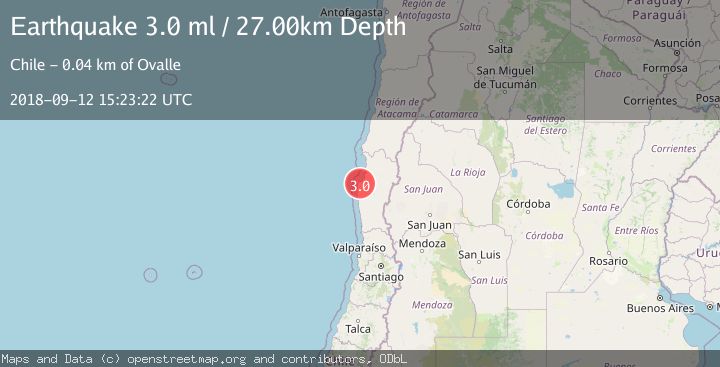 Map of COQUIMBO, CHILE