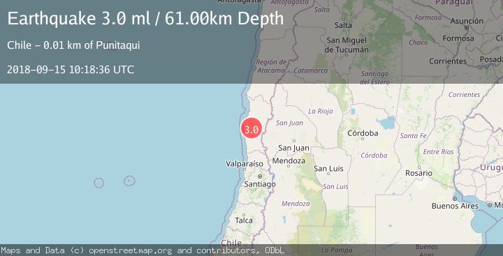 Map of COQUIMBO, CHILE