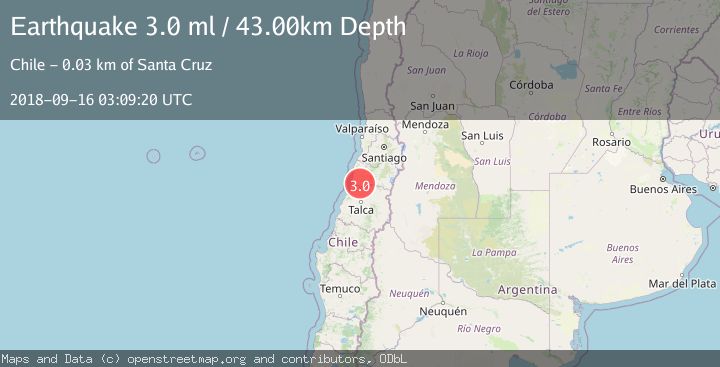 Map of LIBERTADOR O'HIGGINS, CHILE