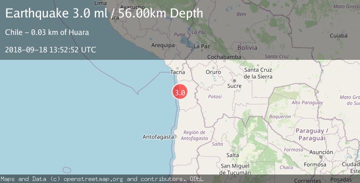 Map of TARAPACA, CHILE