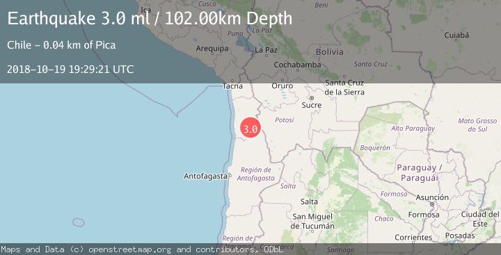 Map of TARAPACA, CHILE