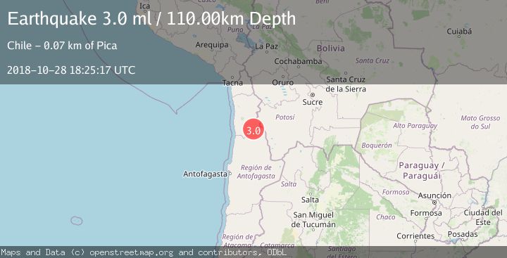 Map of TARAPACA, CHILE