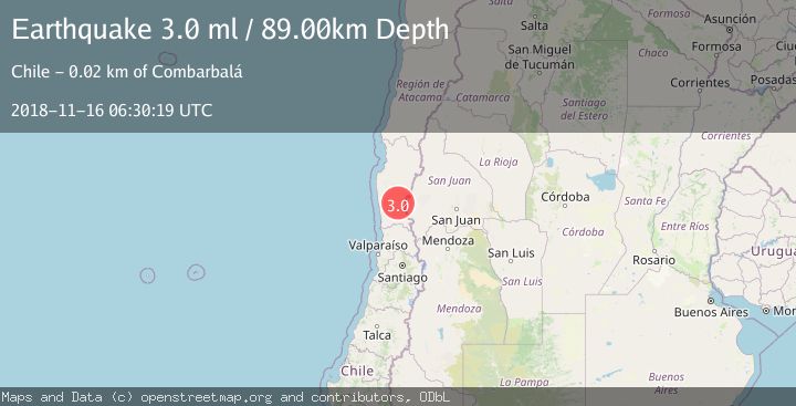 Map of COQUIMBO, CHILE