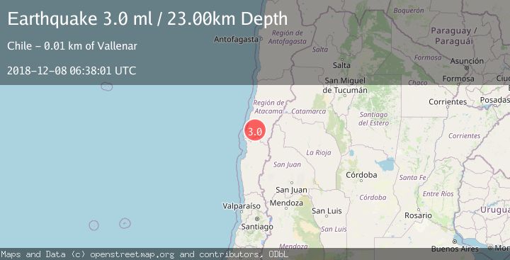 Map of ATACAMA, CHILE